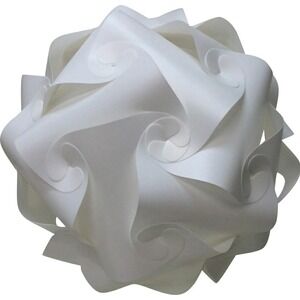 New 13 Inch Lightning Sky Ceiling Pendant Multicolor White Puzzle Lamp W/ Remote